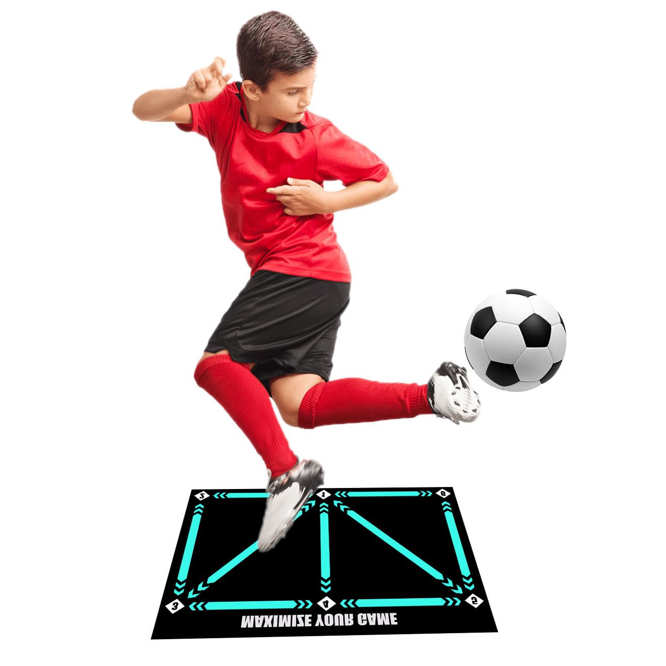 Amazon.co.jp: サッカーフットステップトレーニングマット